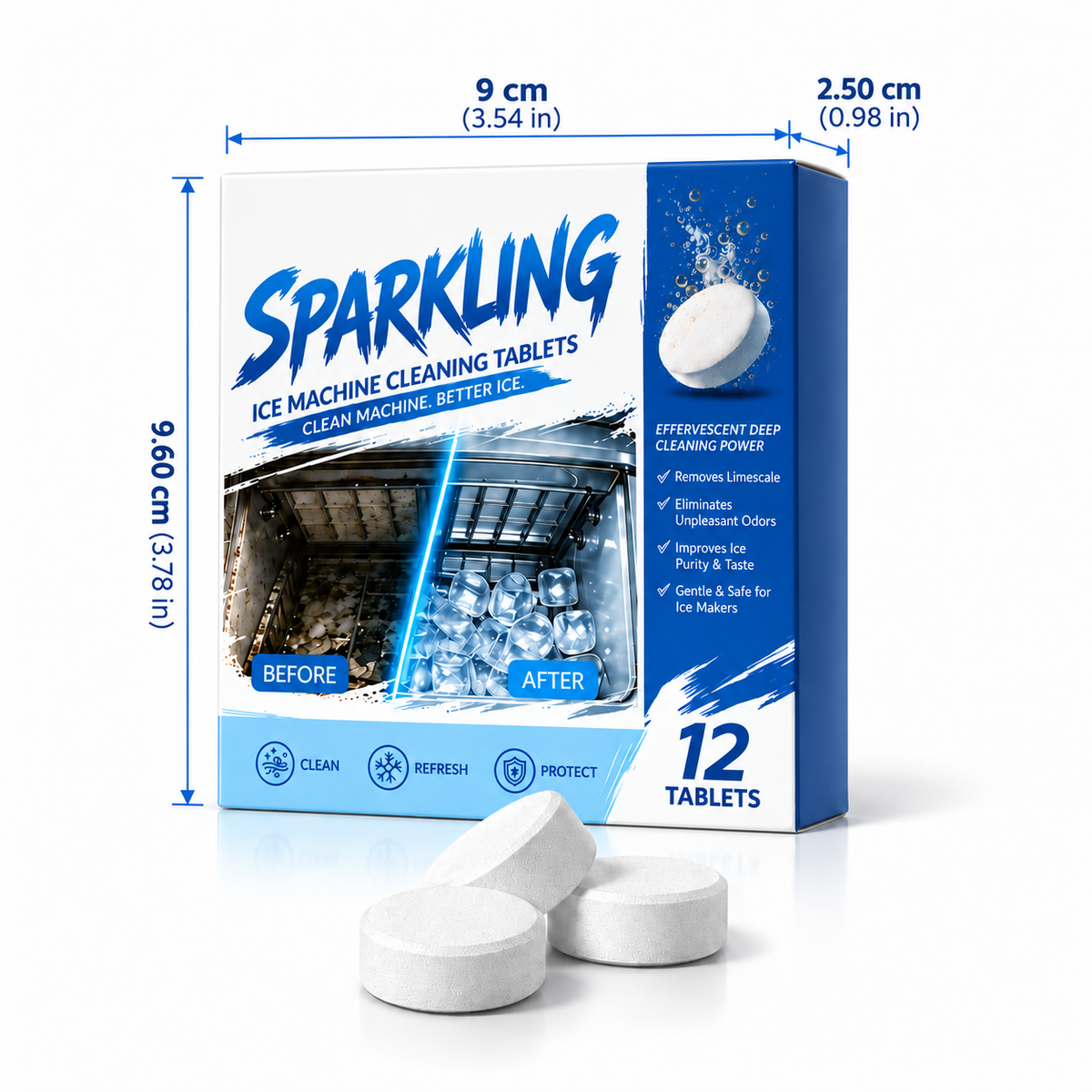 ICE MACHINE CLEANING TABLETS